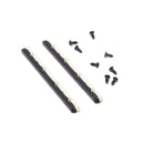 Skull Premium Board Rails (Black/White) - Skull Fingerboards