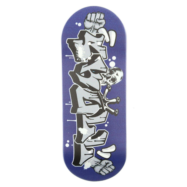 Skull Graffiti Wooden Fingerboard Graphic Deck (34mm)