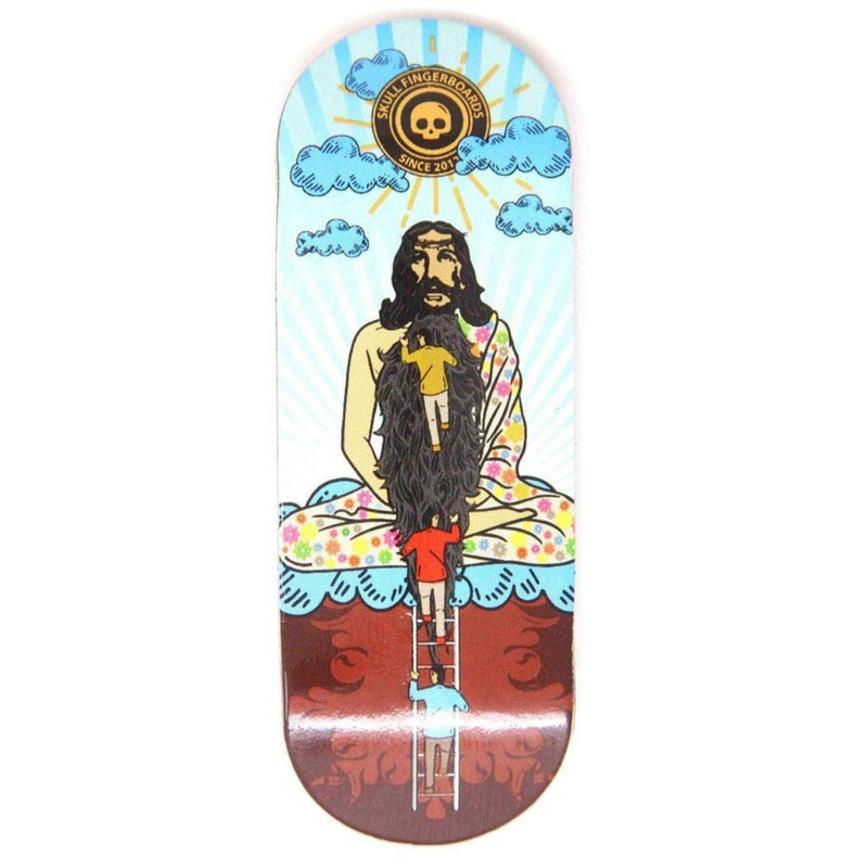 Hippie Jesus Wooden Fingerboard Graphic Deck (34mm)