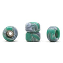 Skull - Green/Grey Multi Swirl Single Bearing Wheels - Skull Fingerboards