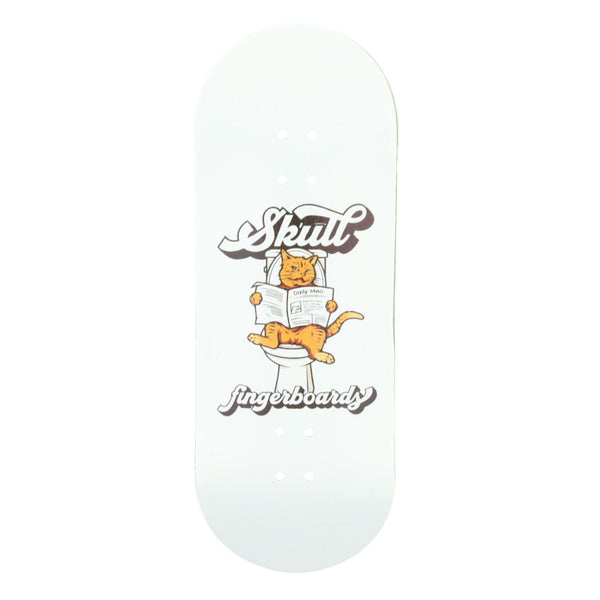 Purr-fect Spot Wooden Fingerboard Graphic Deck (34mm)