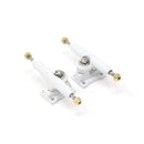 Skull Pro Fingerboard Trucks All White (34mm) - Skull Fingerboards