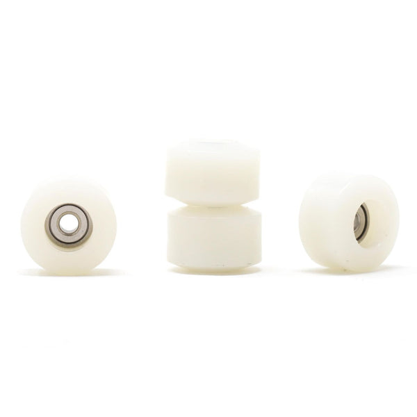 Skull - S2 White 75D Resin Single Bearing Wheels (Street Shape)