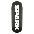 Spark - Brand Logo Black Graphic Deck (34mm) - Skull Fingerboards
