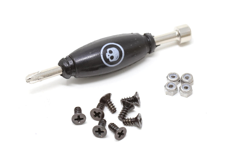 Web Pro Complete Wooden Fingerboard (34mm) - Skull Fingerboards