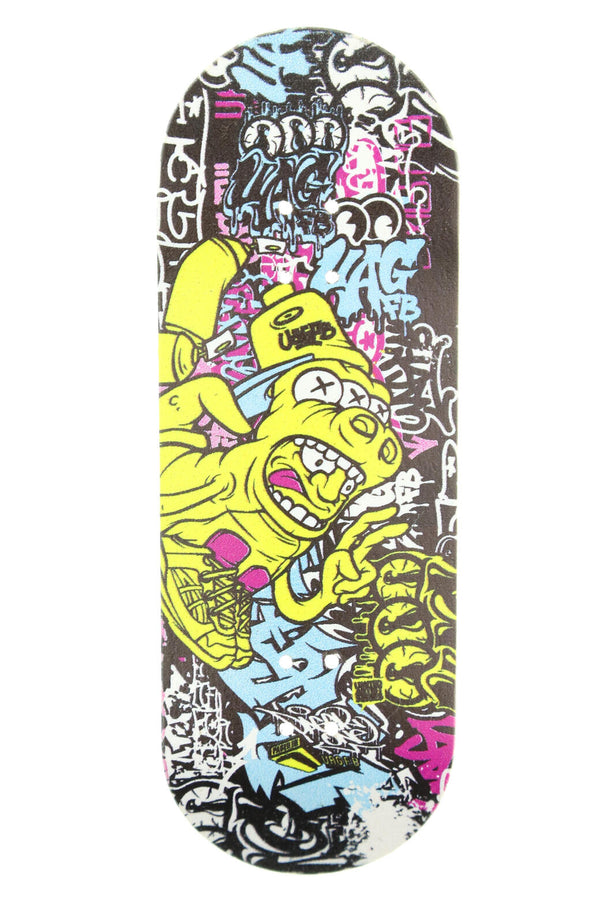 UAG - Beeper Yellow Graphic Fingerboard Deck (33.5mm) [Pager.One × UAG FB]