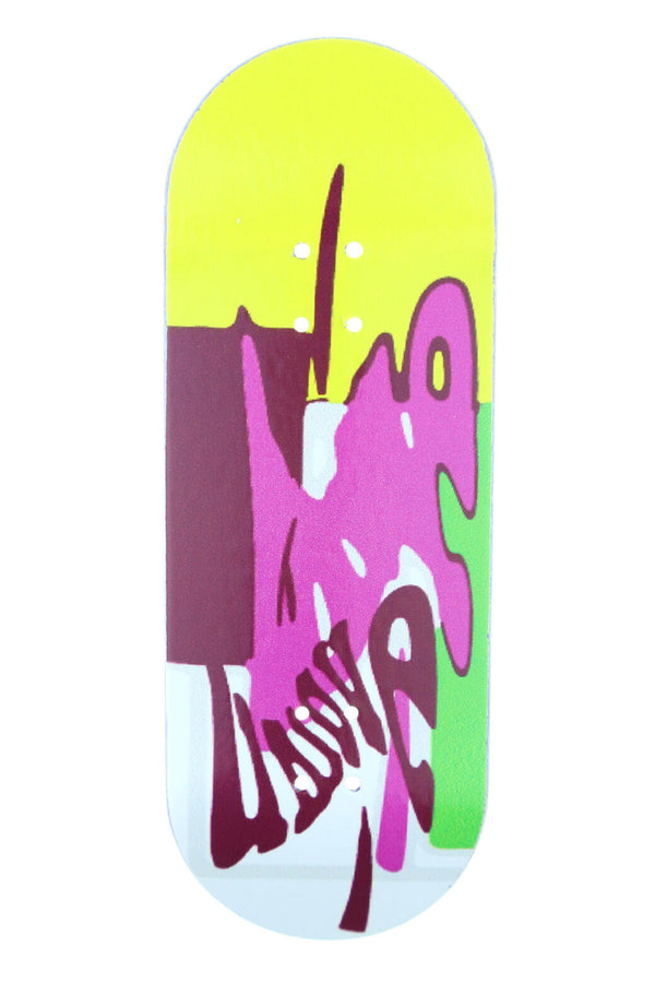Unique - Glow Abstracted Graphic Deck (RANDOM COLOUR) - Skull Fingerboards