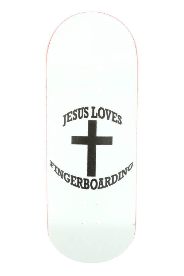 Unique - Jesus Loves Graphic Deck - Skull Fingerboards