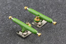 Blackriver Trucks X-Wide 3.0 green/silver 34mm - Skull Fingerboards
