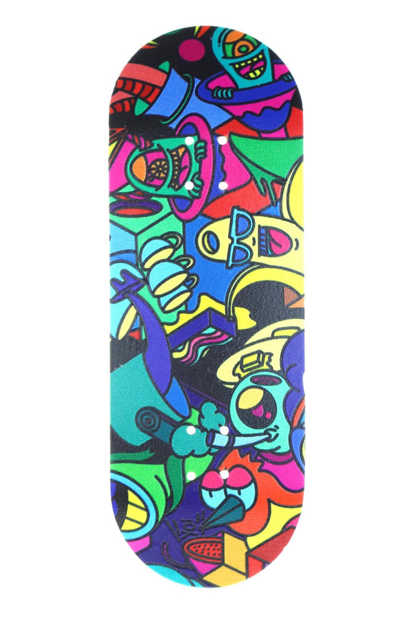 Dirty Fingerboards - Life Lately Graphic Deck (34mm) - Skull Fingerboards