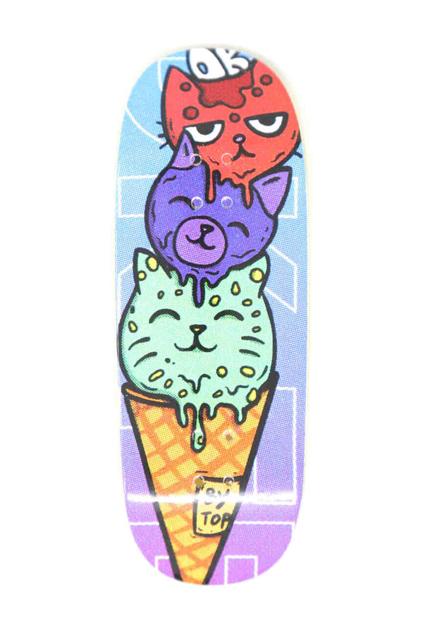 DK "Ice Cream" Graphic Fingerboard Deck (34mm) - Skull Fingerboards