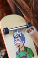 Dynamic Trucks - 34mm Chrome Hangar Chrome Baseplate - Skull Fingerboards