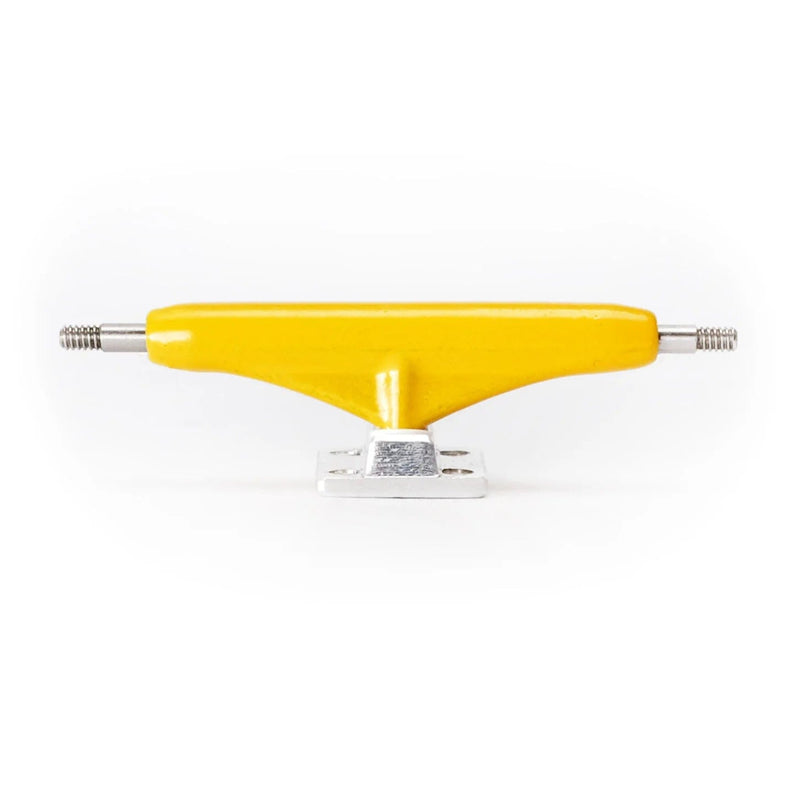 Dynamic trucks - 34mm Yellow Hangar Chrome Baseplate - Skull Fingerboards