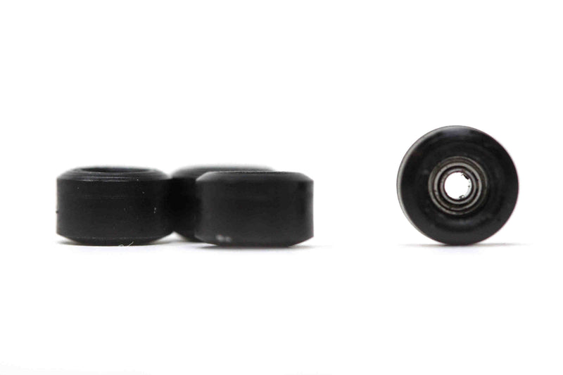 Elastico - Black Urethane Wheels (70D Mini Shape) - Skull Fingerboards