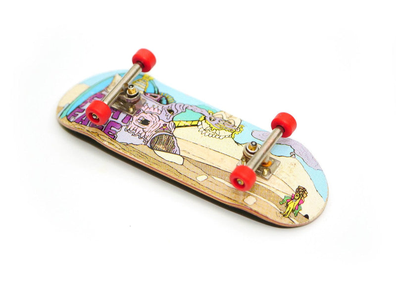Flatface G4-A Red Wheels - BRR Edition - Skull Fingerboards