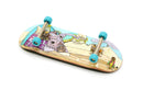 Flatface G4-A Turquoise Wheels - BRR Edition - Skull Fingerboards