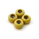 Flatface G8 Bearing Wheels - Gold - Skull Fingerboards