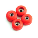 Flatface G8 Bearing Wheels - Red - Skull Fingerboards