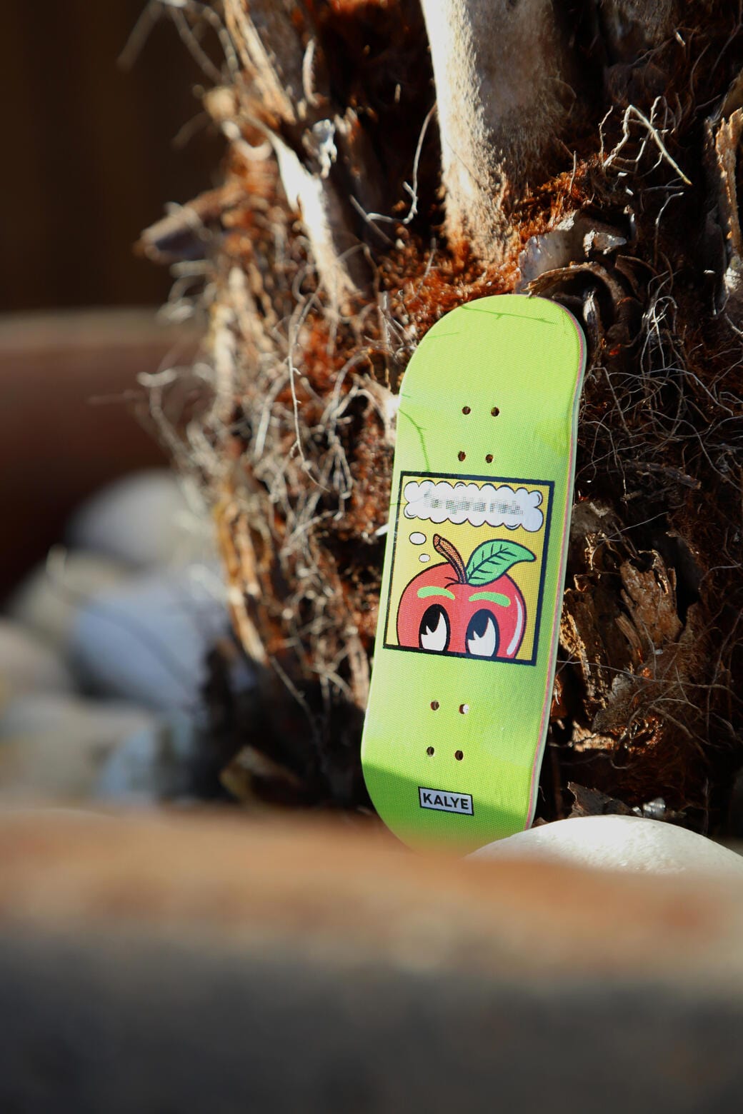 Kalye Bad Apple Graphic Deck (34mm) Skull Fingerboards