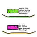 Kalye - OG Logo Purple Graphic Deck (34mm) - Skull Fingerboards