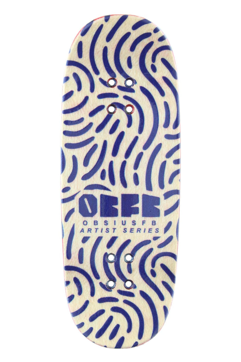 Obsius - Pop Abstract 02 Graphic Deck (34.5mm) - Skull Fingerboards