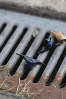 Obsius Trucks Black/Black (34mm) - Skull Fingerboards