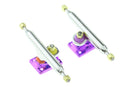 Oxygen - Single Axle Pro Trucks Chrome/Purple (34mm) - Skull Fingerboards
