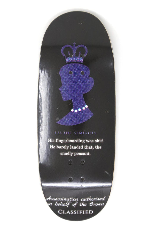 Mckenzie - Her Majesty Graphic Deck (35mm - SX C Shape) - Skull Fingerboards