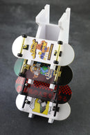 White Premium Fingerboard Stand - Skull Fingerboards