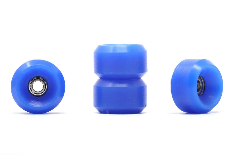 Skull - S3 Blue Resin Single Bearing Wheels (Conical Shape) - Skull Fingerboards
